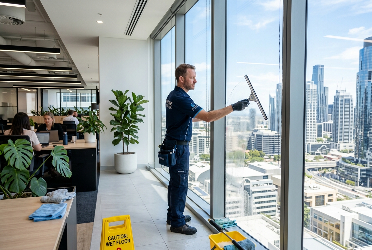 Streak-free window cleaning